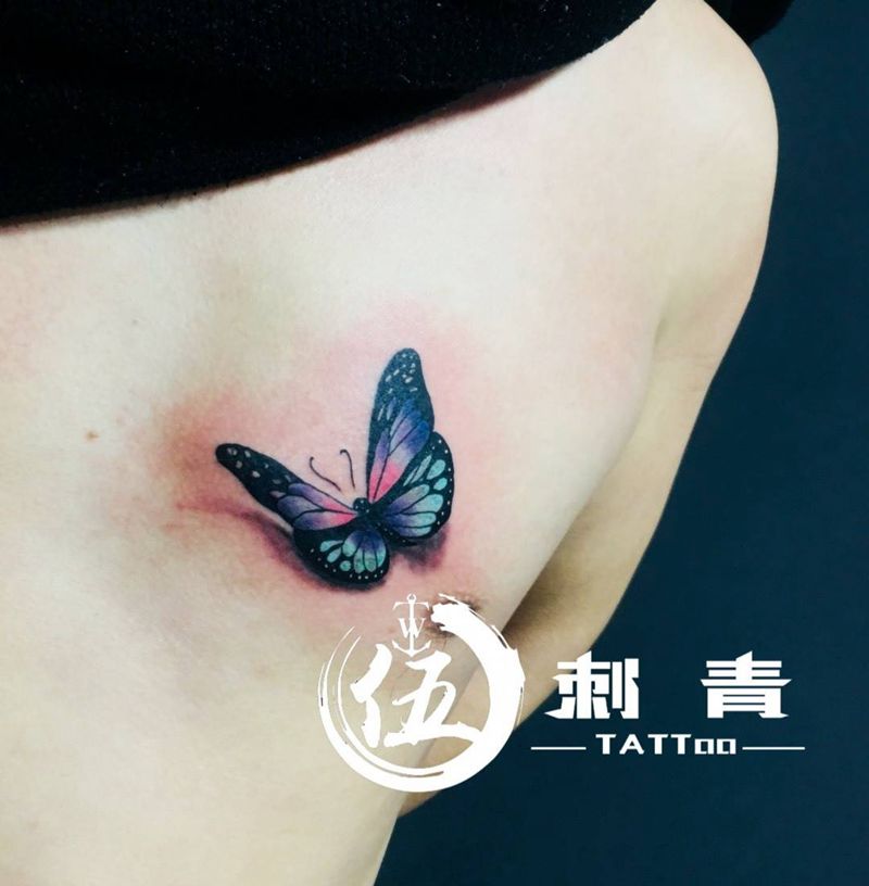 蝴蝶纹身图片