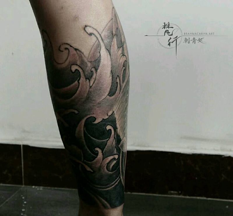 衔接鲤鱼纹身图片