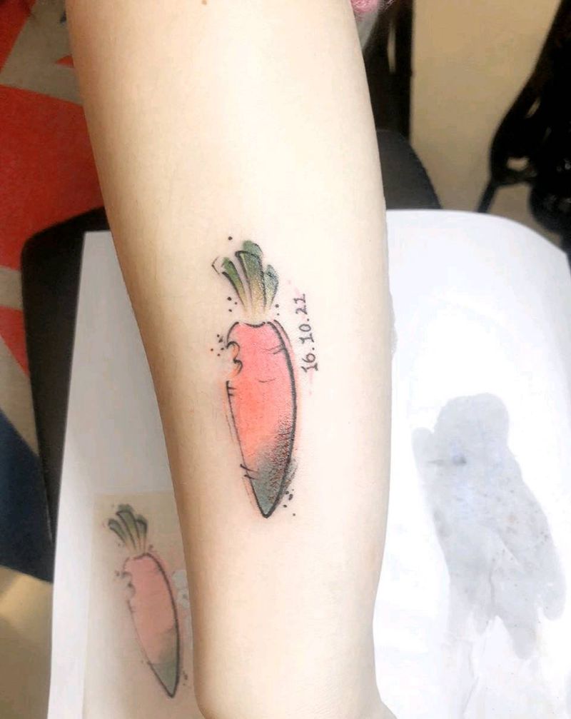 胡萝卜纹身图片