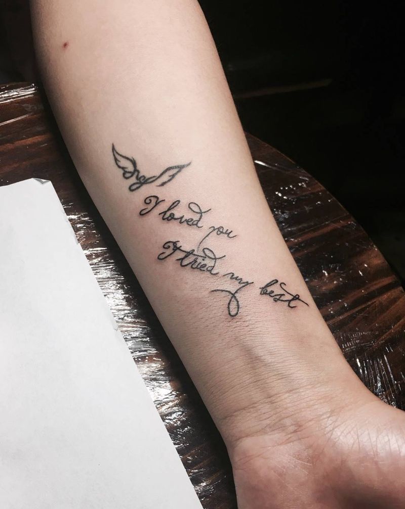 添加英文纹身图片