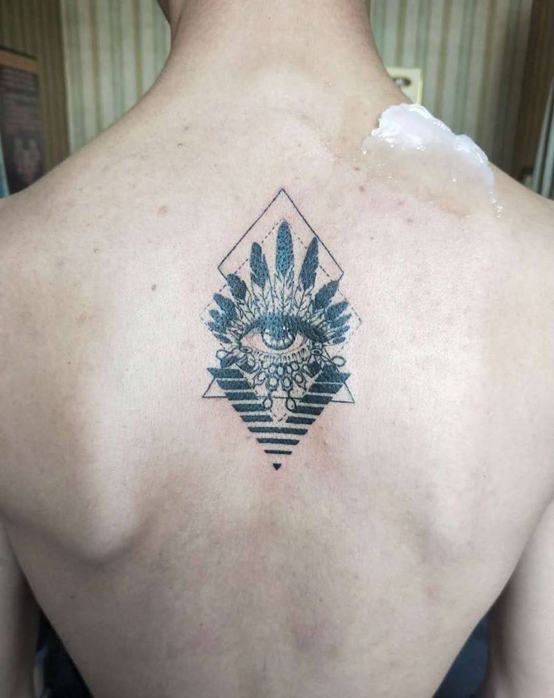 上帝之眼纹身图片