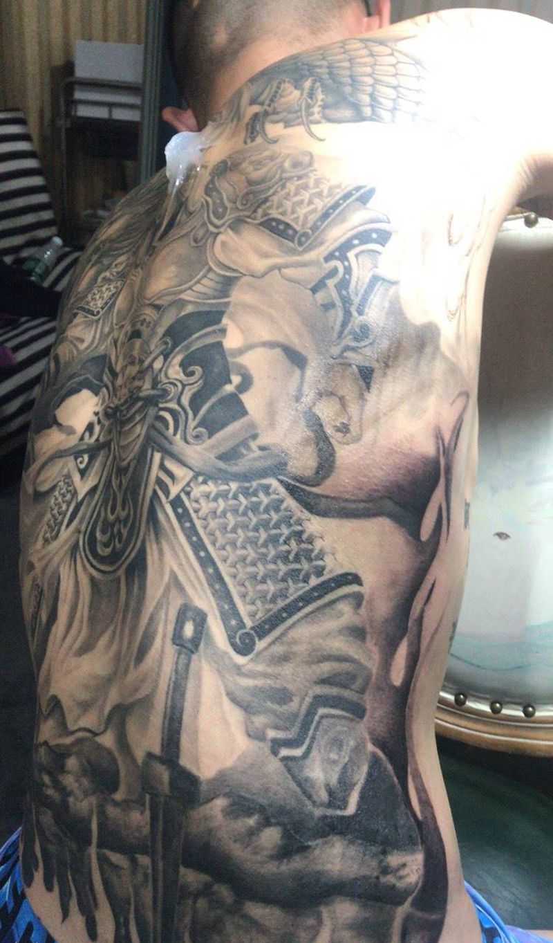 赵云未完待续纹身图片