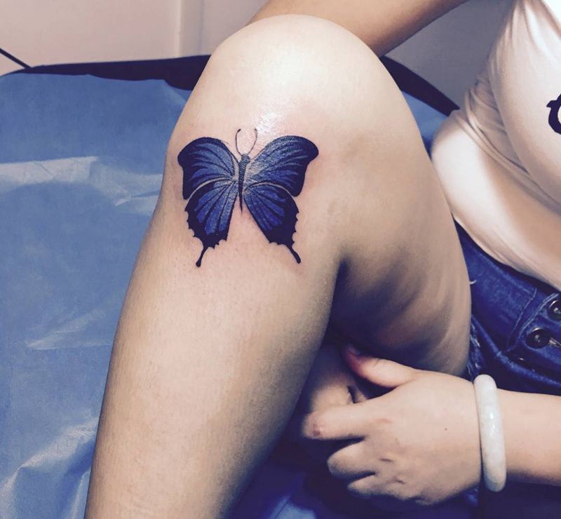 蝴蝶纹身图片