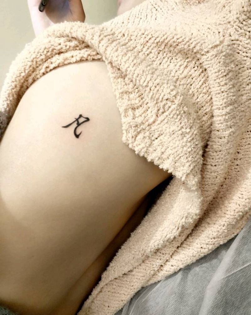 字纹身图片
