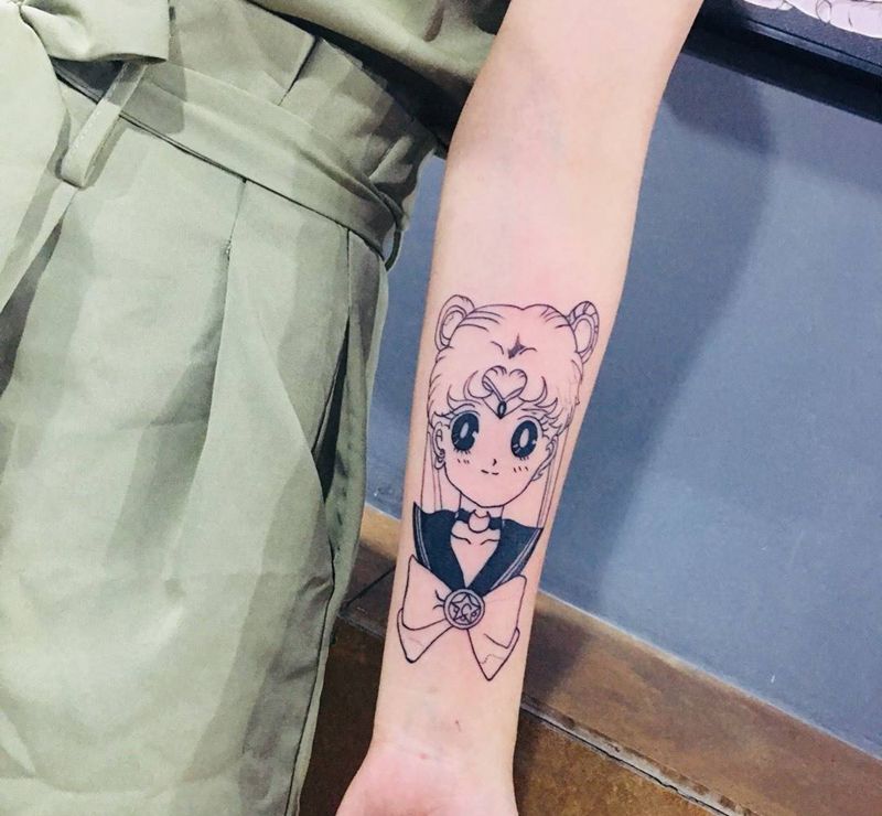 美少女战士纹身图片