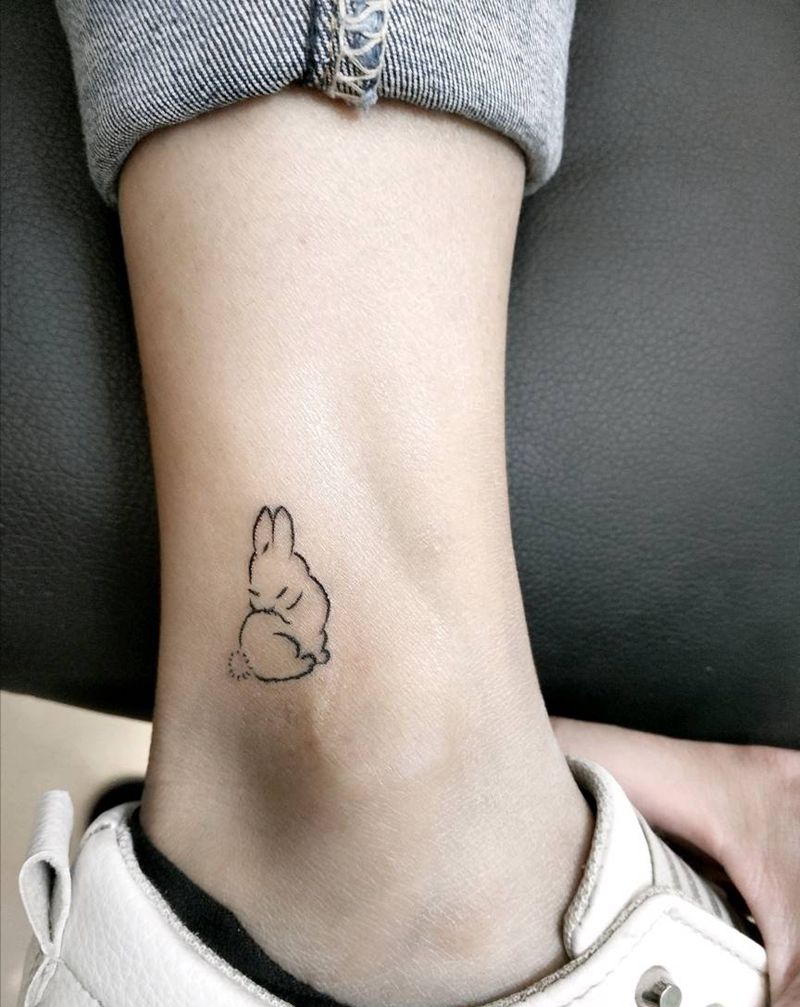 兔子纹身图片