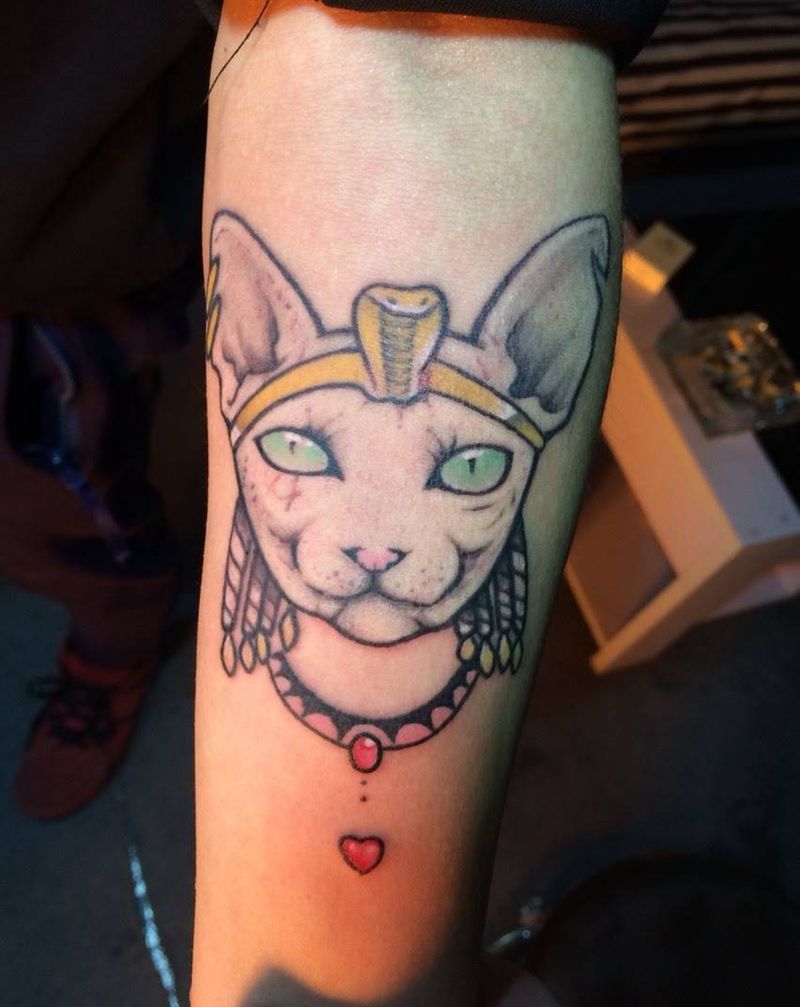 猫纹身图片
