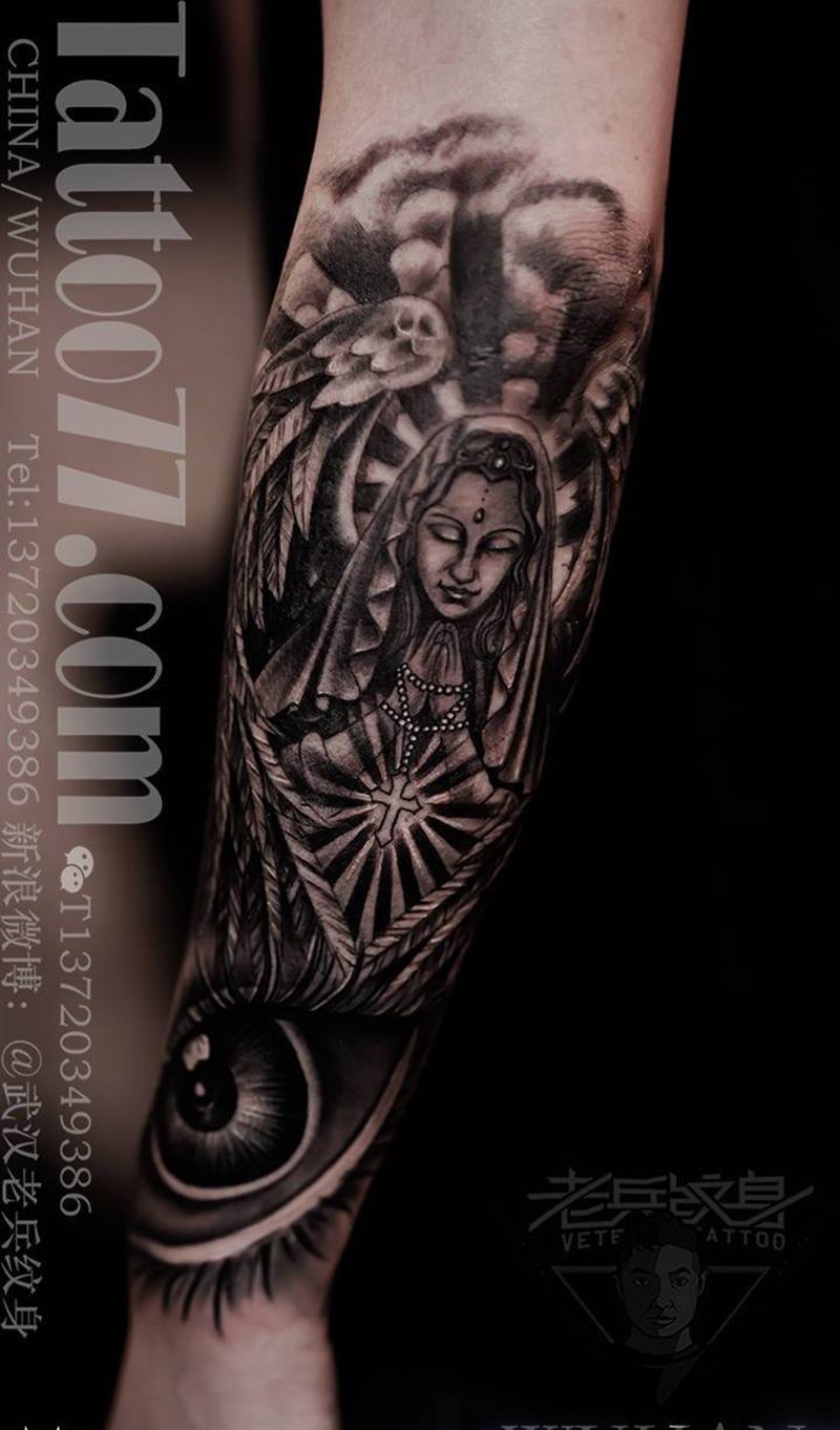 手部欧美纹身作品纹身图片