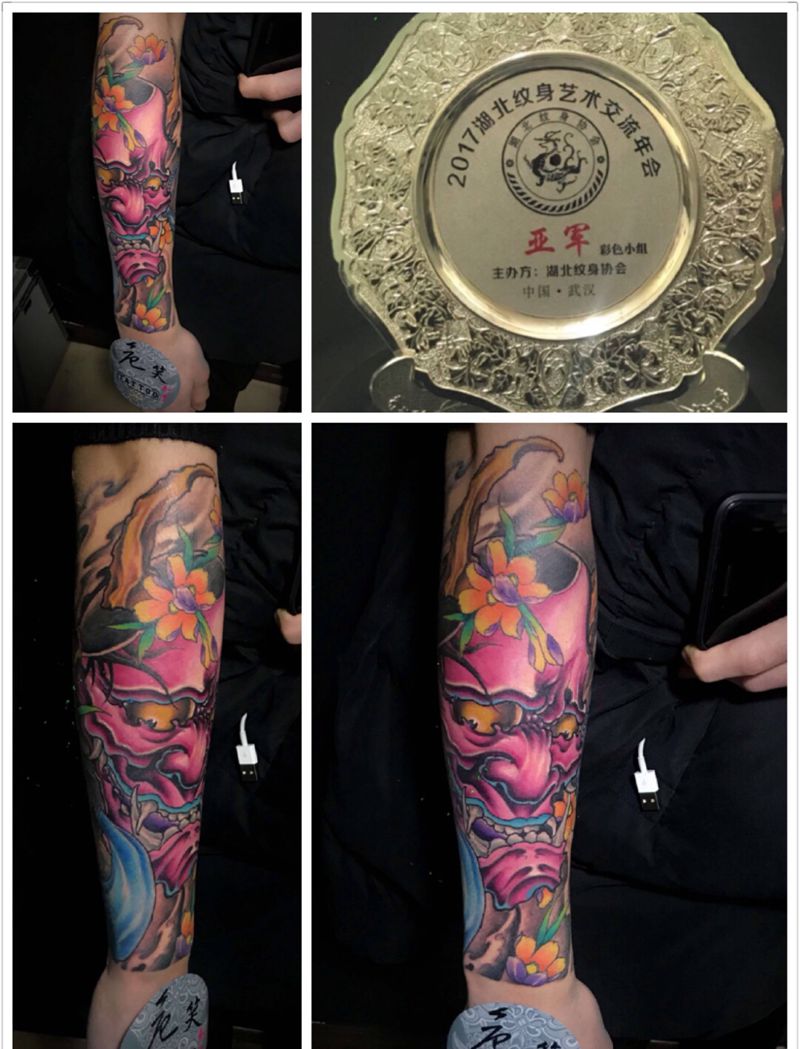 般若纹身图片_新传统纹身图案