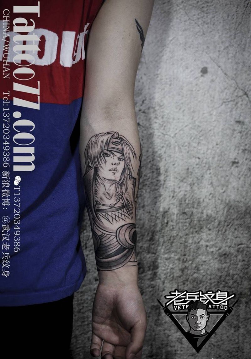 动漫纹身作品纹身图片