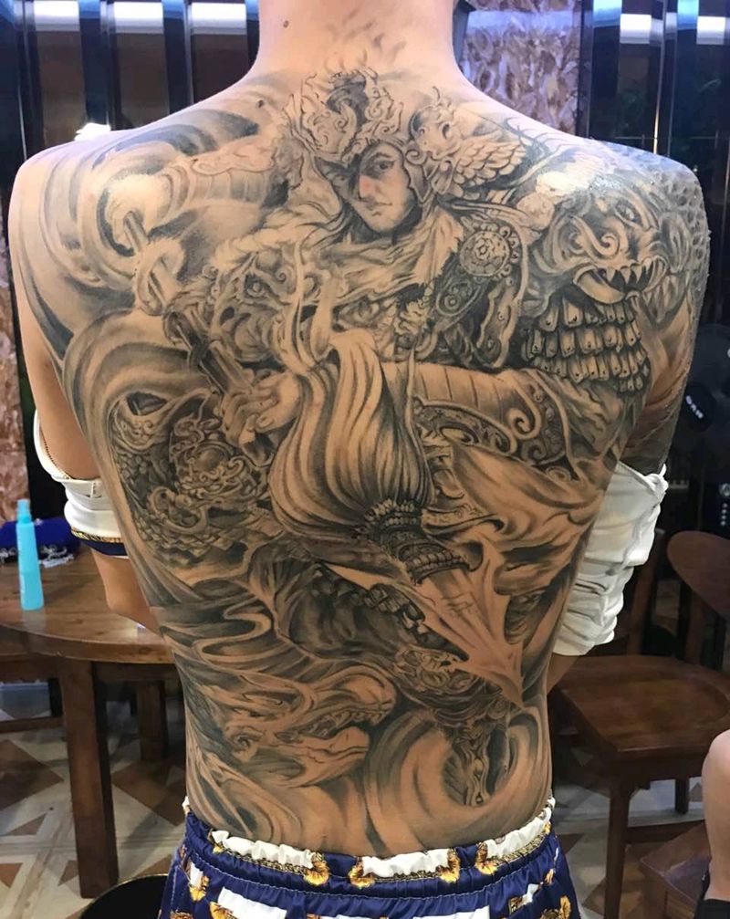 赵云未完，纹身图片