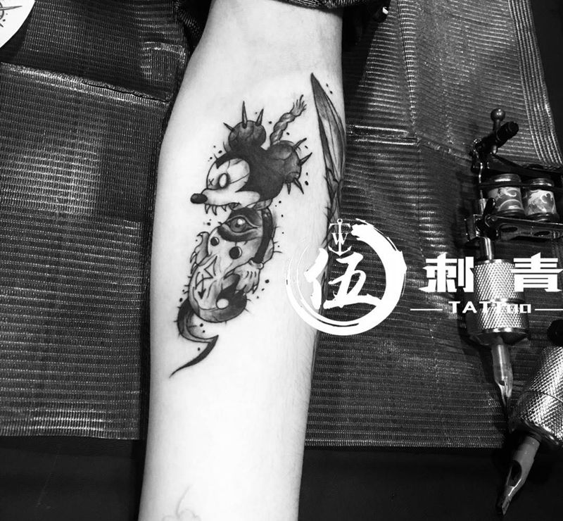 米奇纹身图片