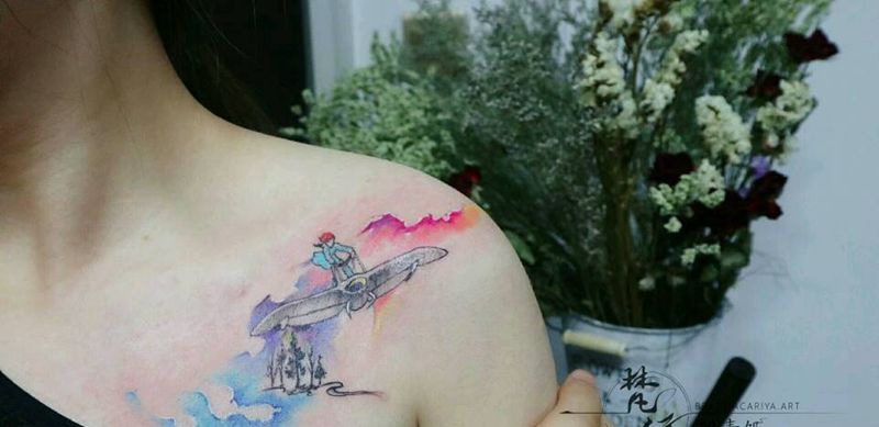 风之谷纹身图片