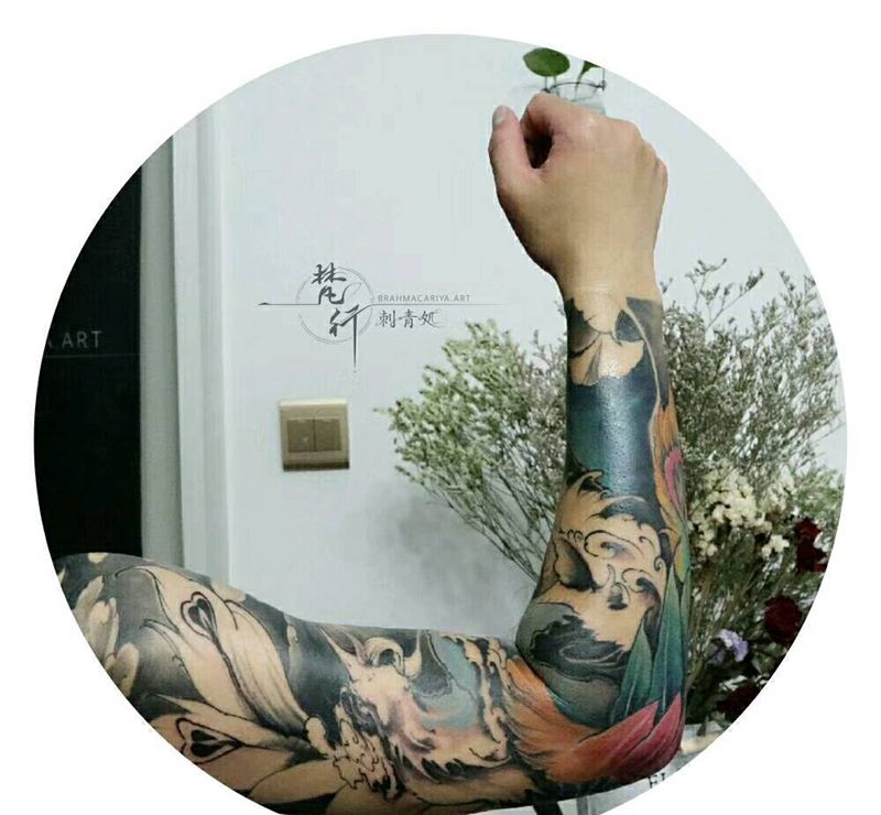 花臂纹身图片