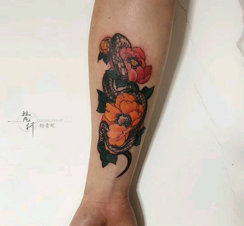 简单修改纹身图片_手臂新传统纹身图案