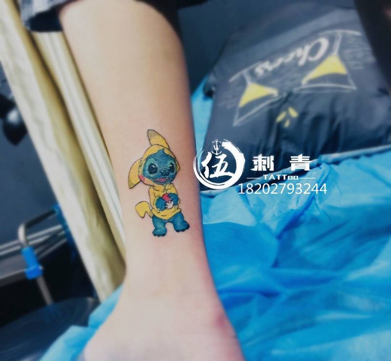 史迪仔纹身图片