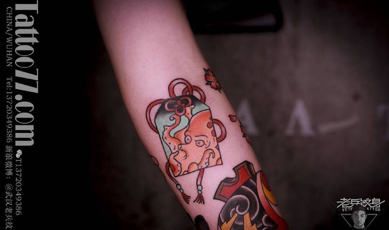 一组日式小纹身作品，纹身图片