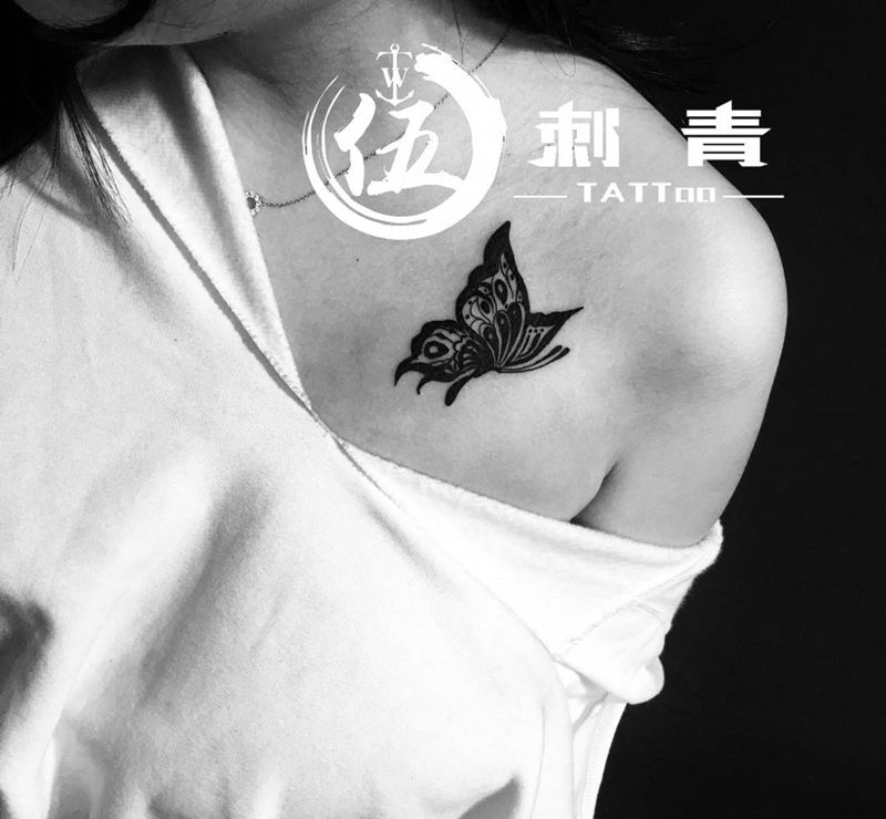 蝴蝶纹身图片