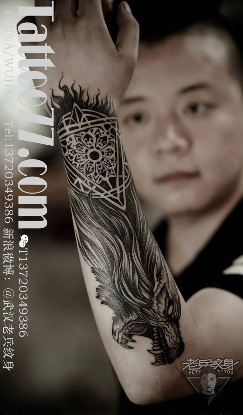 手部欧美纹身纹身图片