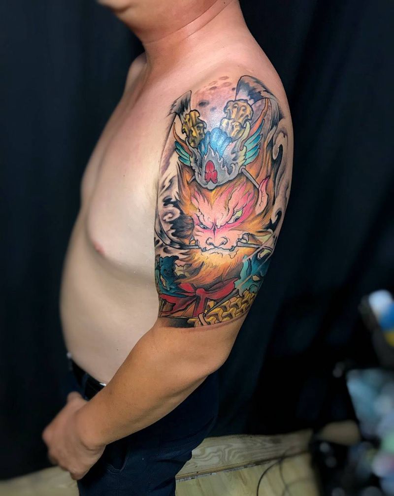 疤痕遮盖纹身图片