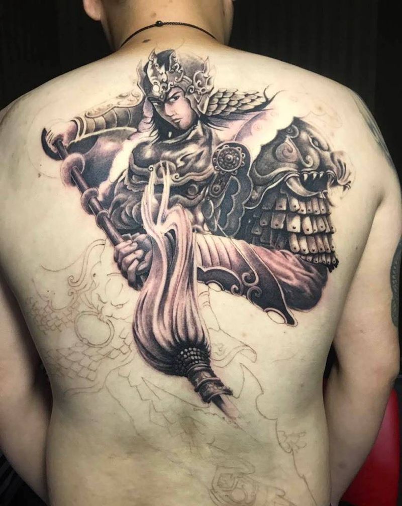 赵云！未完待续纹身图片