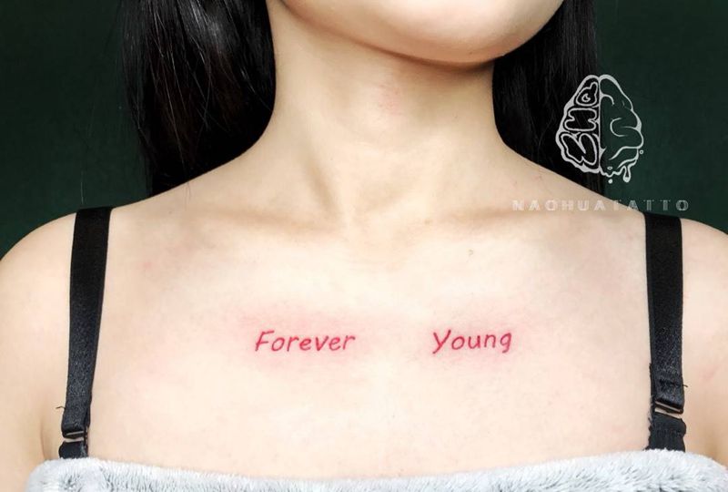 小字体纹身图片