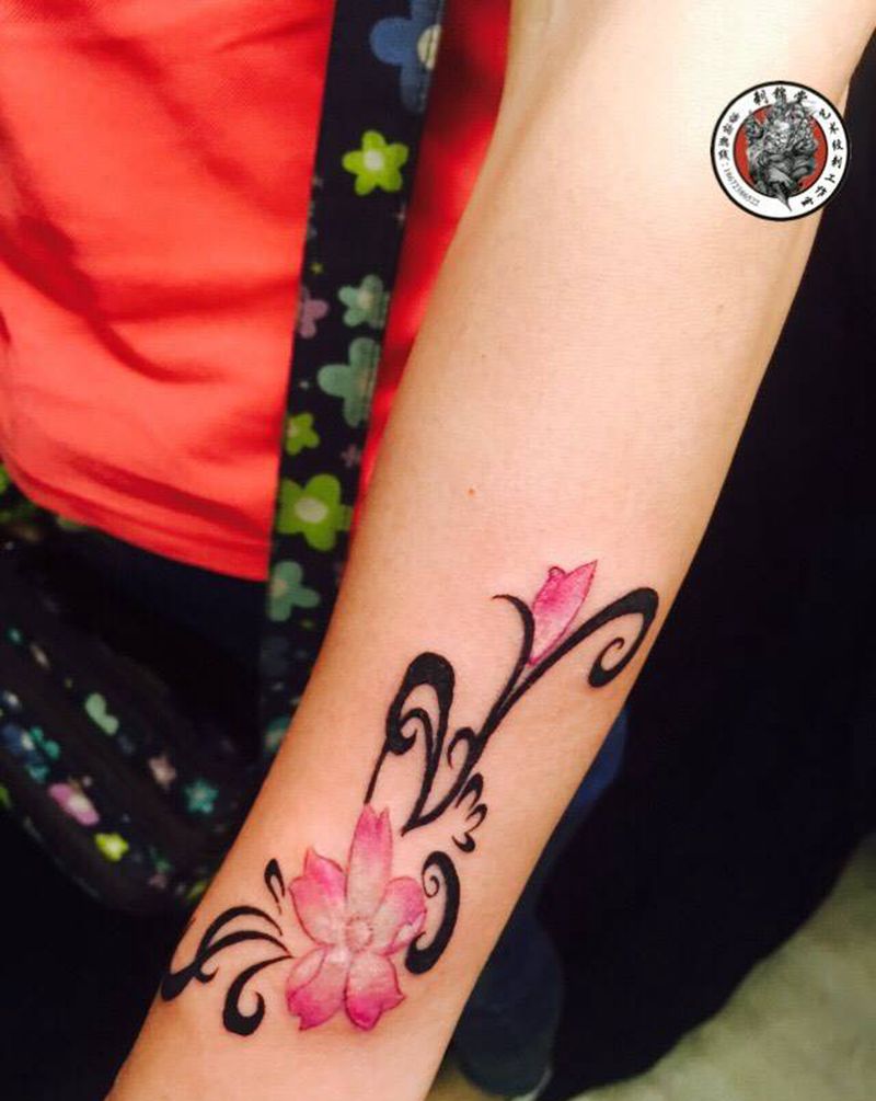 武汉刺锦堂纹身#今日作品更新#疤痕遮盖纹身图片