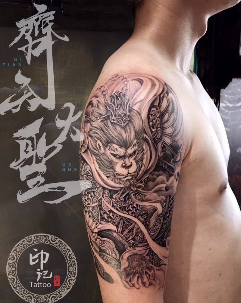 齐天大圣纹身图片