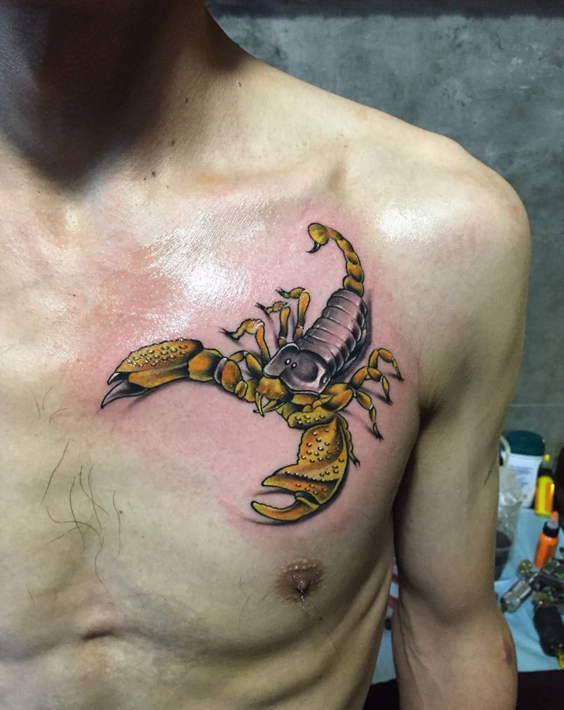 蝎子纹身图片
