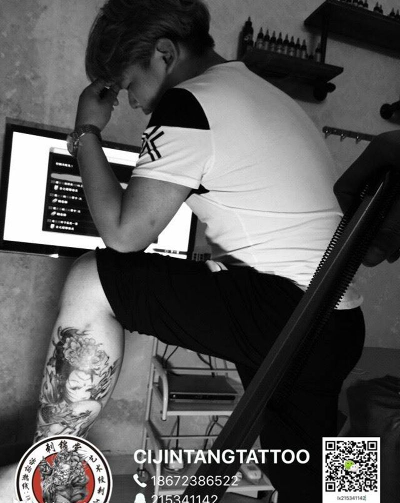 艺妓纹身图片