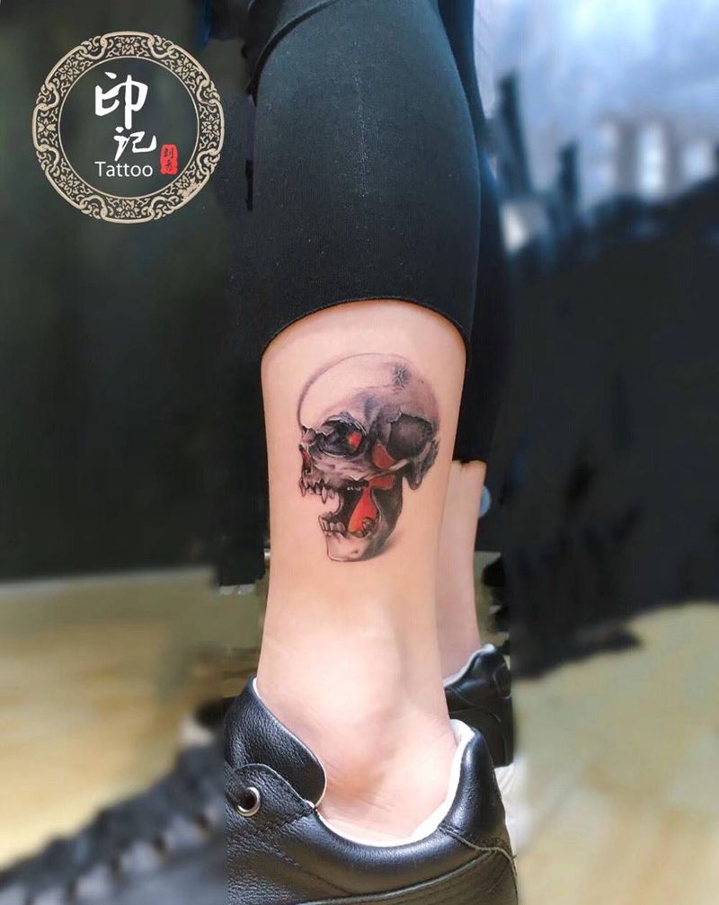 骷髅纹身图片