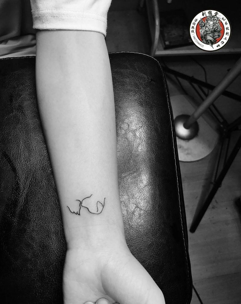 今日作品更新#美女的小清新 #纹身图片