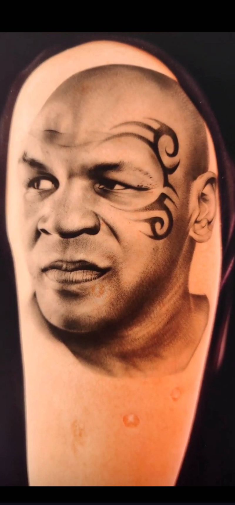 泰森纹身图片_手臂欧美写实纹身图案