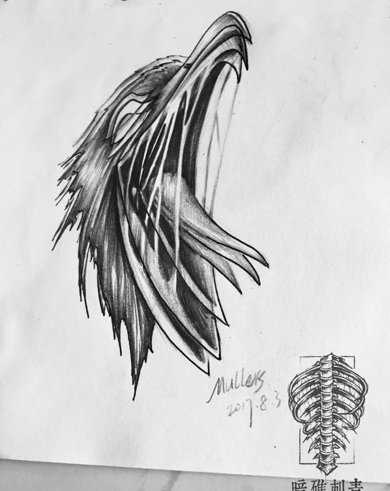 原创小手稿纹身图片_手稿原创欧美纹身图案