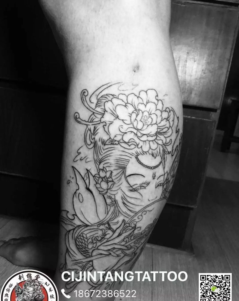 作品进度30%纹身图片