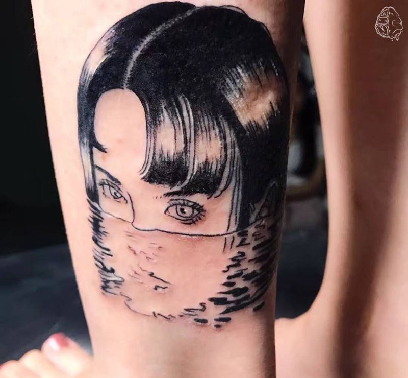 卡通头像纹身图片