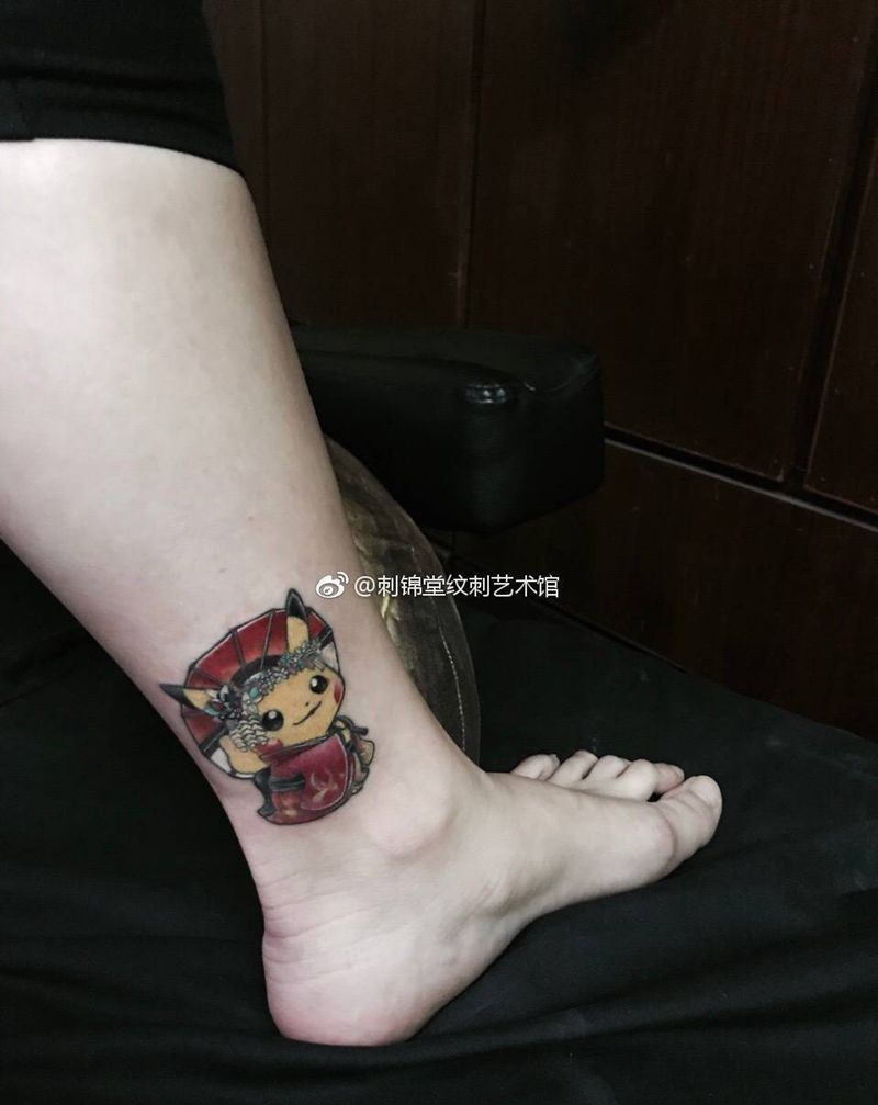 前女友系列：比卡丘完成#武汉·武汉刺锦堂纹身工作室[地点]#纹身图片