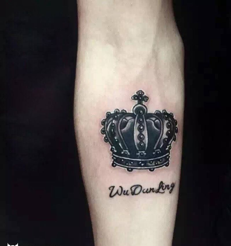 皇冠纹身图片