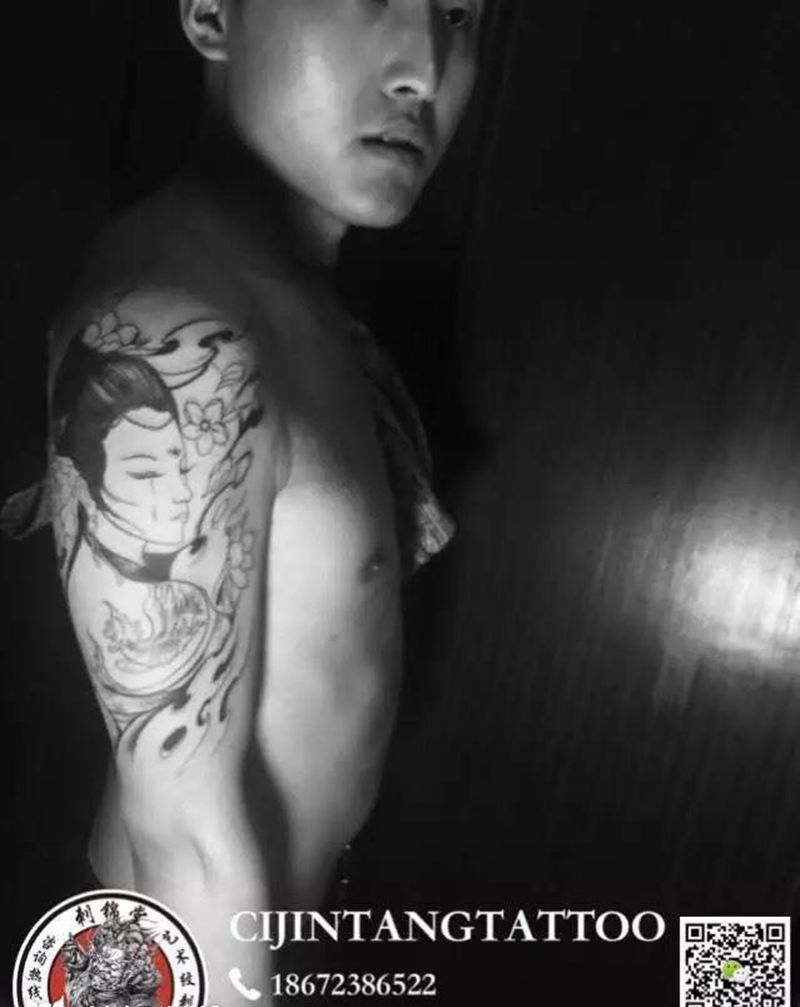 作品进度60%纹身图片