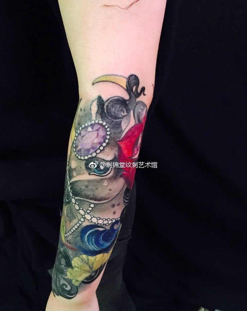 今日作品：（遮盖）马儿纹身图片