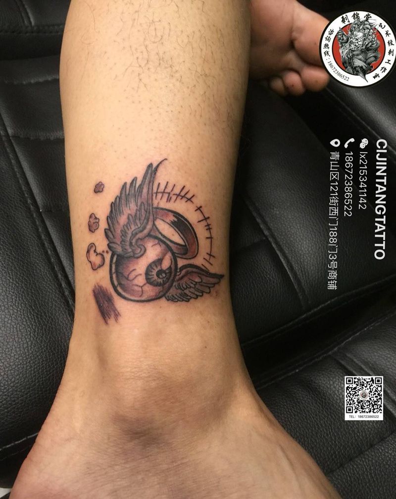 今日刺青欣赏：底色完成纹身图片