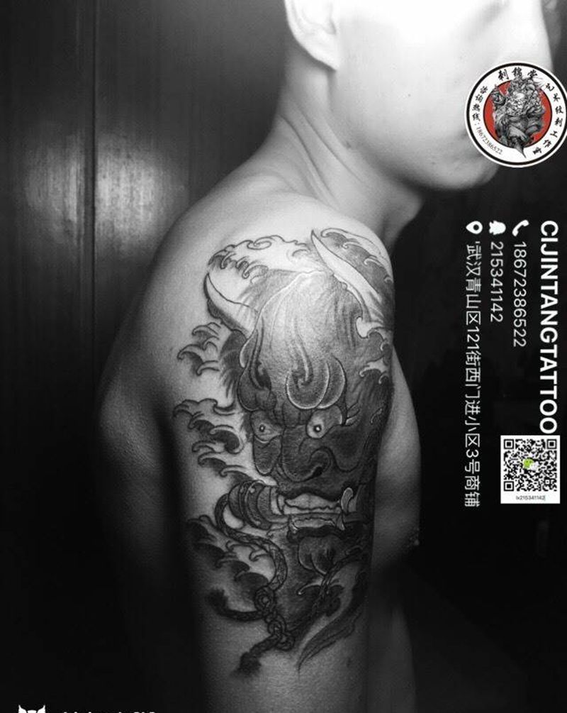 今日刺青：修改旧图完成，曾经我做的失败纹身纹身图片