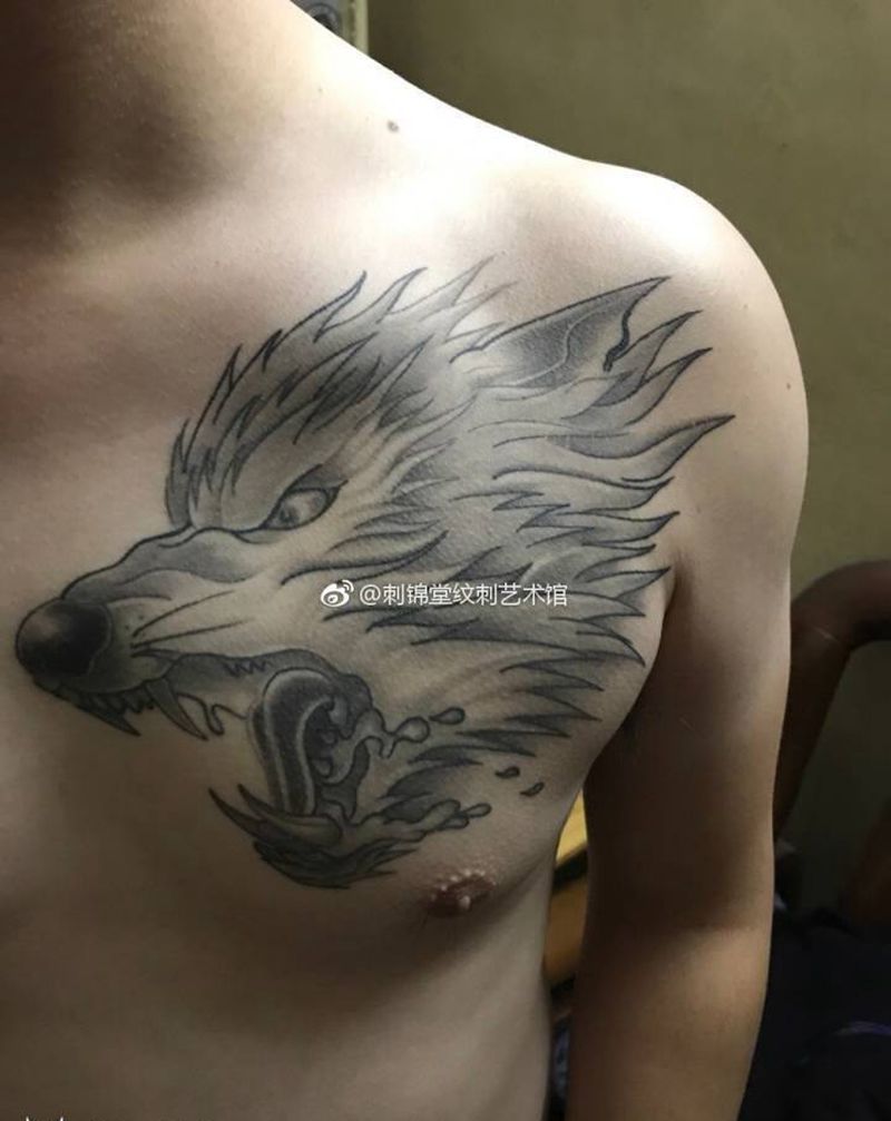 客人的图案 经过了2年 恢复好后依然这么牛逼…纹身图片