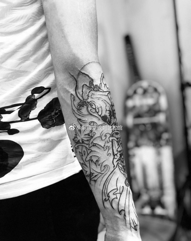 鲤鱼包小臂进度中～ 遮盖 未完待续