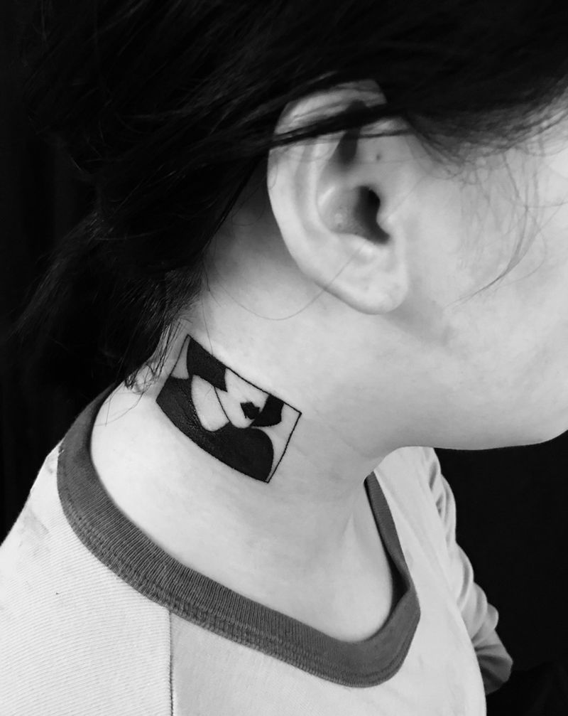 今日作品：美女你纹的个啥纹身图片