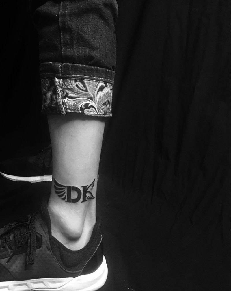 字母的记忆纹身图片