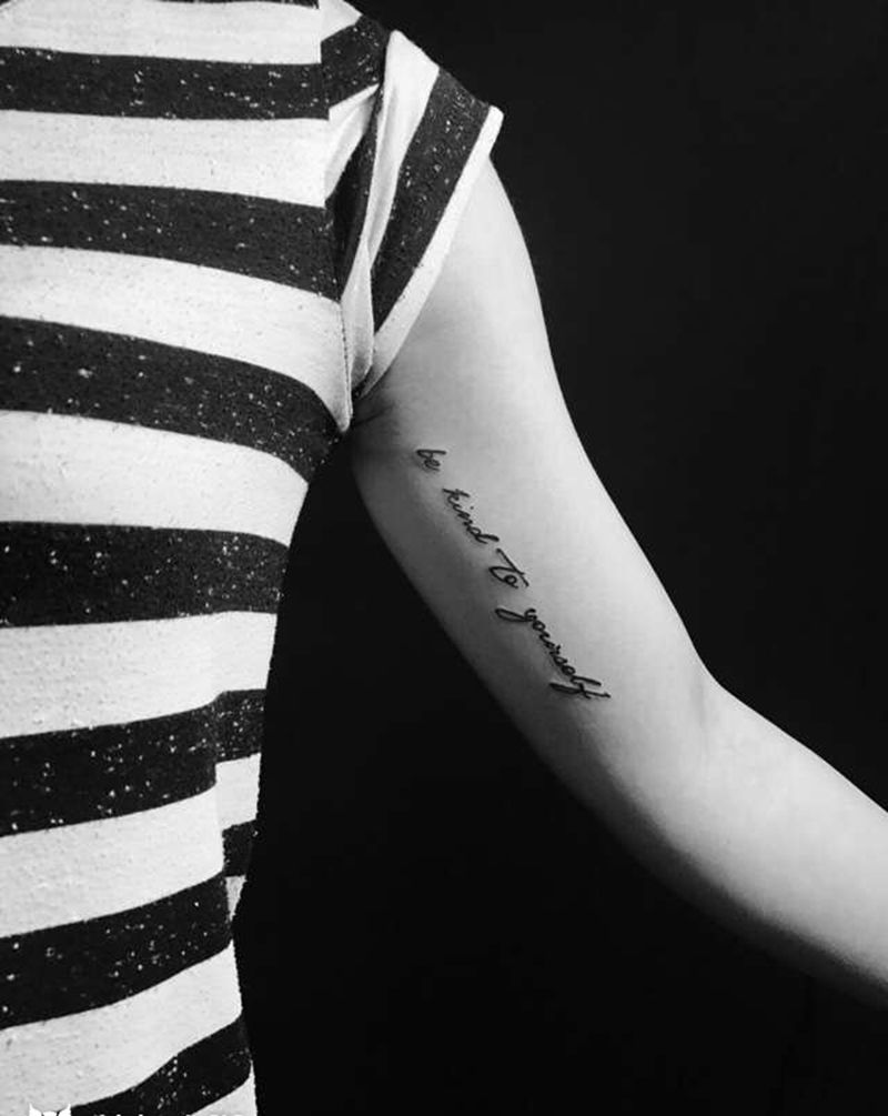 今日刺青：小清新完活 耗时40分钟纹身图片