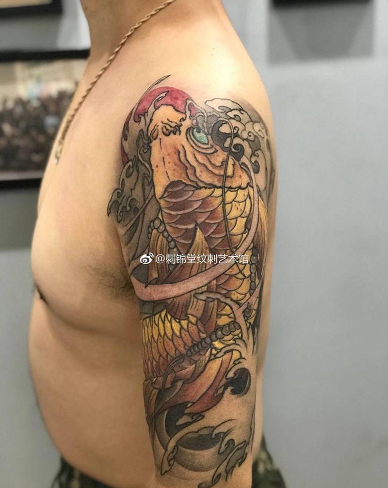 今日作品 鲤鱼大臂 （未提白）下次继续