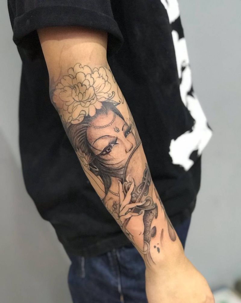 今工 ：小臂进度中… 感恩老铁从汉阳赴约纹身图片