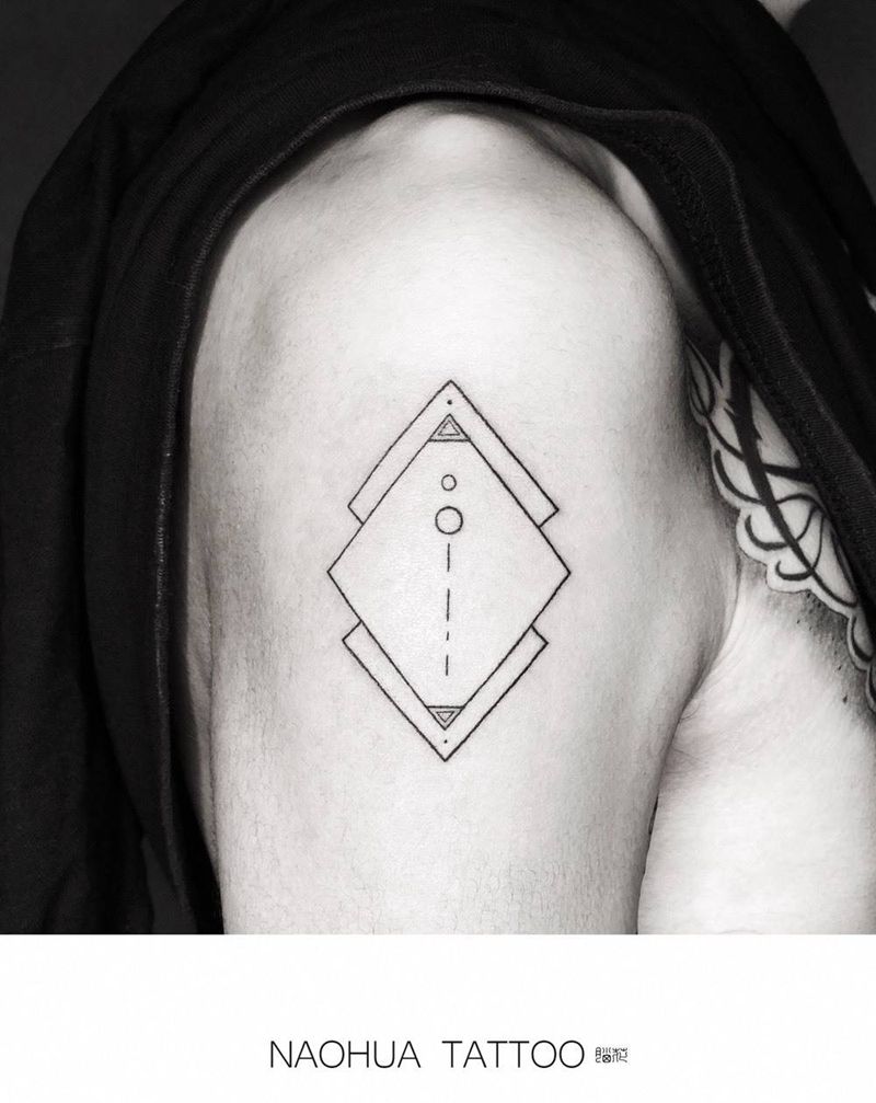 几何纹身图片